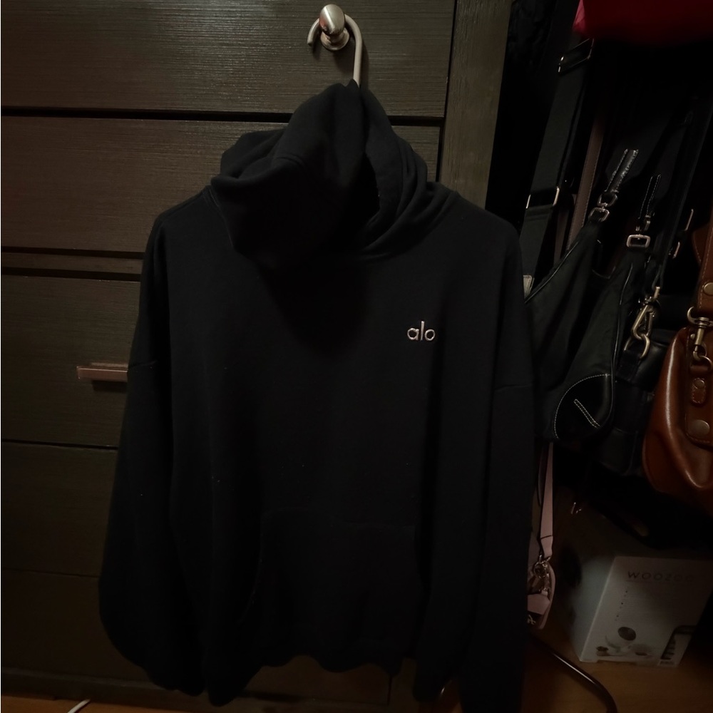ALO Yoga Black Pullover Hoodie Jacket
